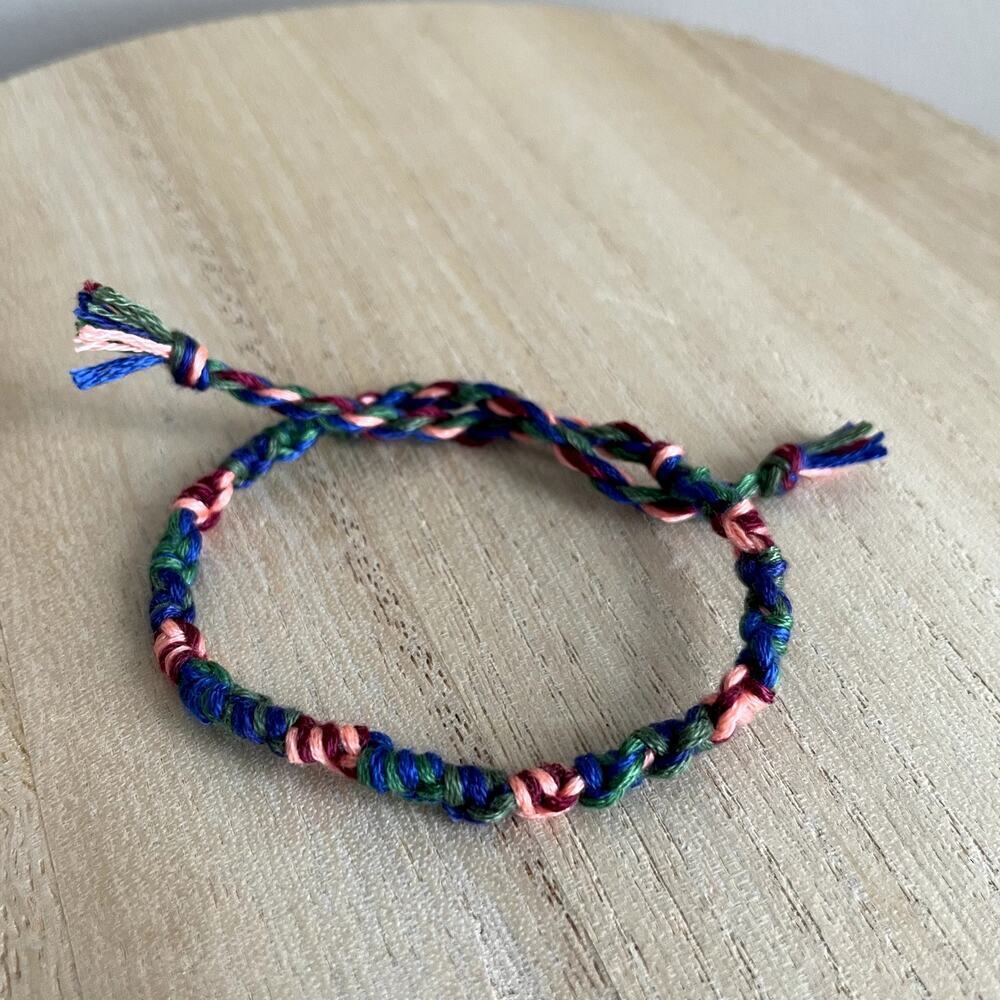 Ebba Bracelet anklet trendy comfortable tie embroidery thread woven gift